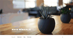 Desktop Screenshot of mayamimarlik.net