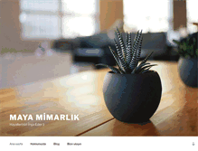 Tablet Screenshot of mayamimarlik.net